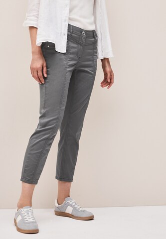 CECIL Slimfit Hose in Grau: Vorderseite