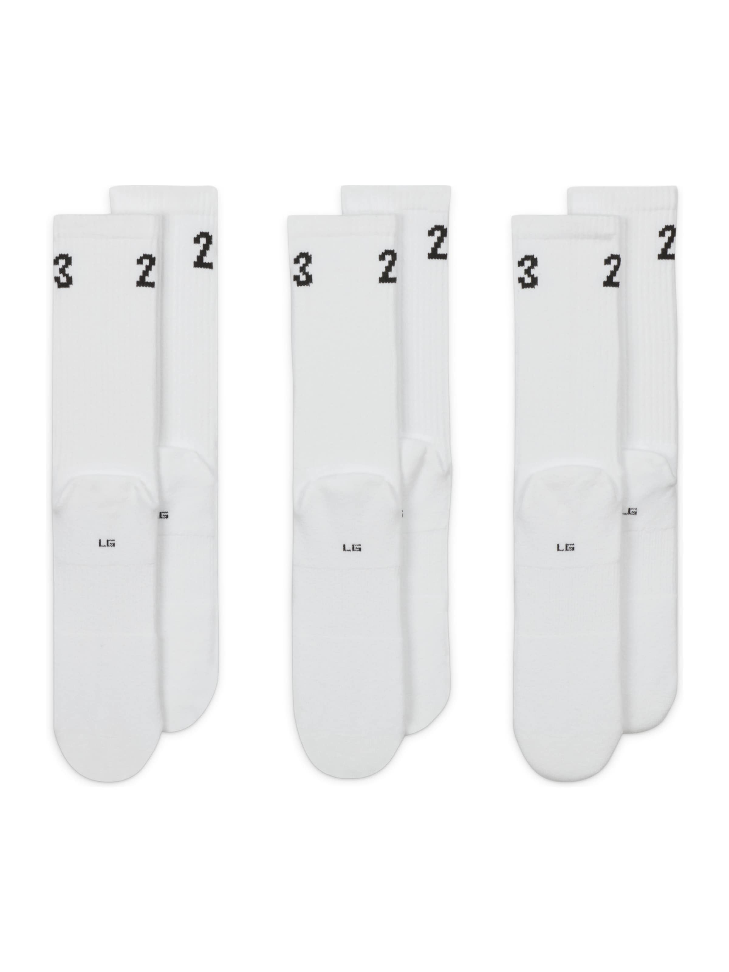 Jordan Športne nogavice | bela barva