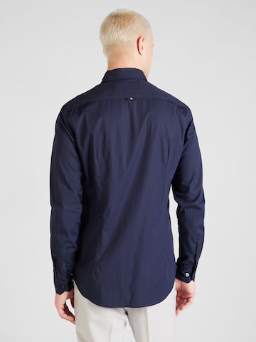 Calvin Klein Jeans Slim fit Button Up Shirt in Blue