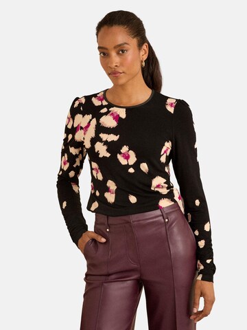 love & roses Shirt in Zwart: voorkant