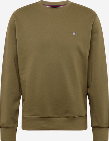 GANT Sweatshirt in Groen: voorkant