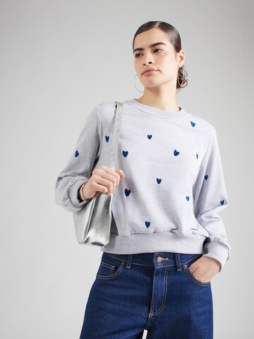 Felpa 'Lo44ra' di Hailys in grigio: frontale
