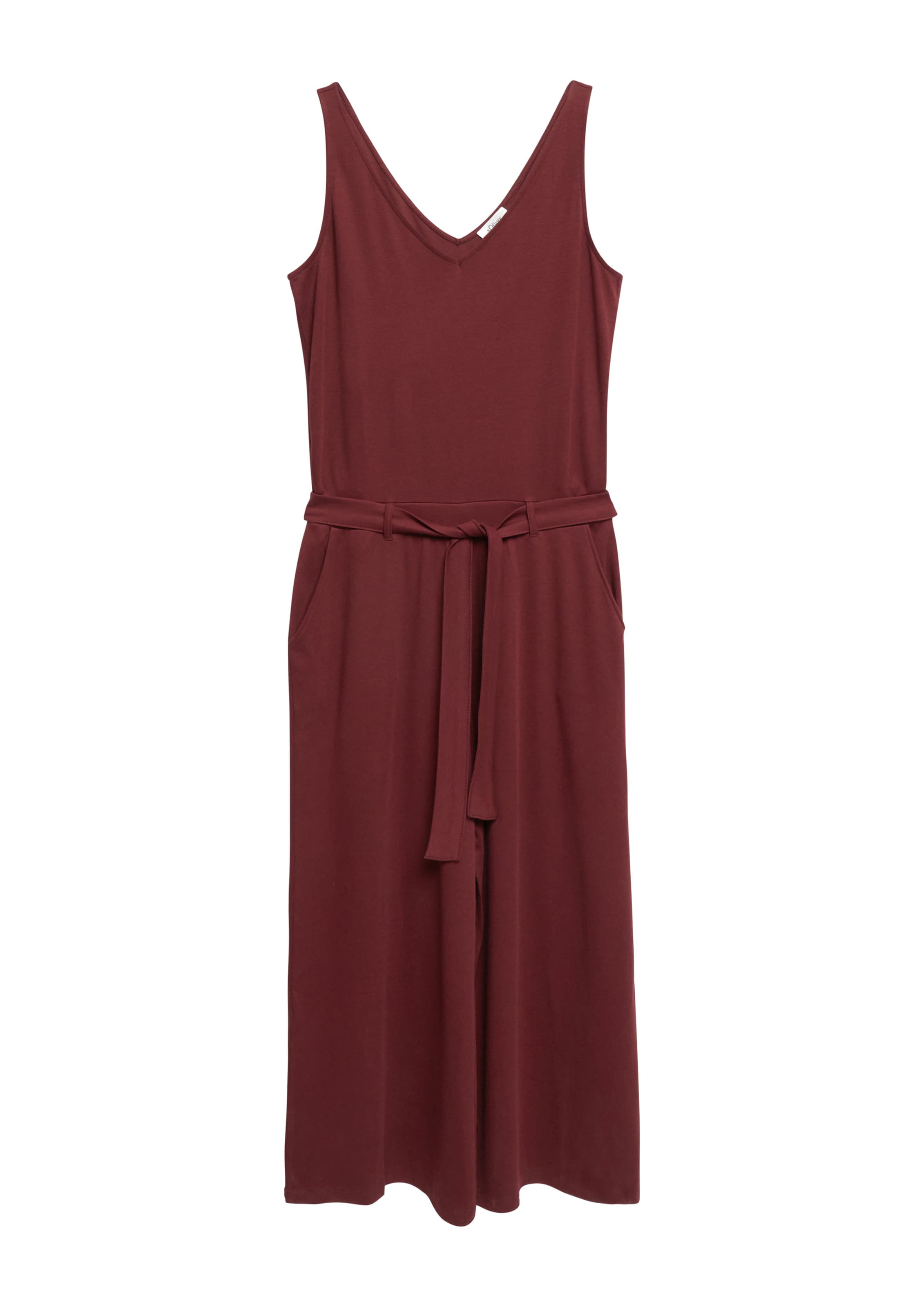 s.Oliver Jumpsuit in Rood: voorkant
