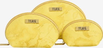 Alviero Martini Make up tas 'SMALL CASE KIT 3PCS' in Geel: voorkant