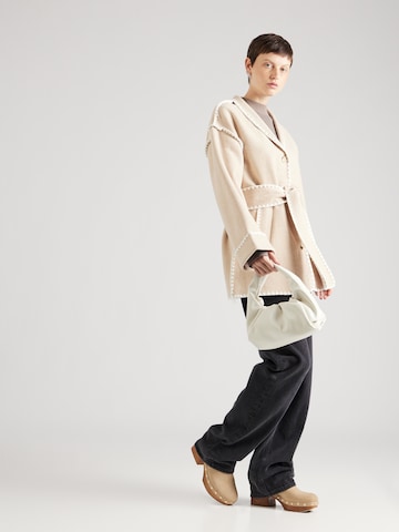 Neo Noir Between-Season Jacket in Beige