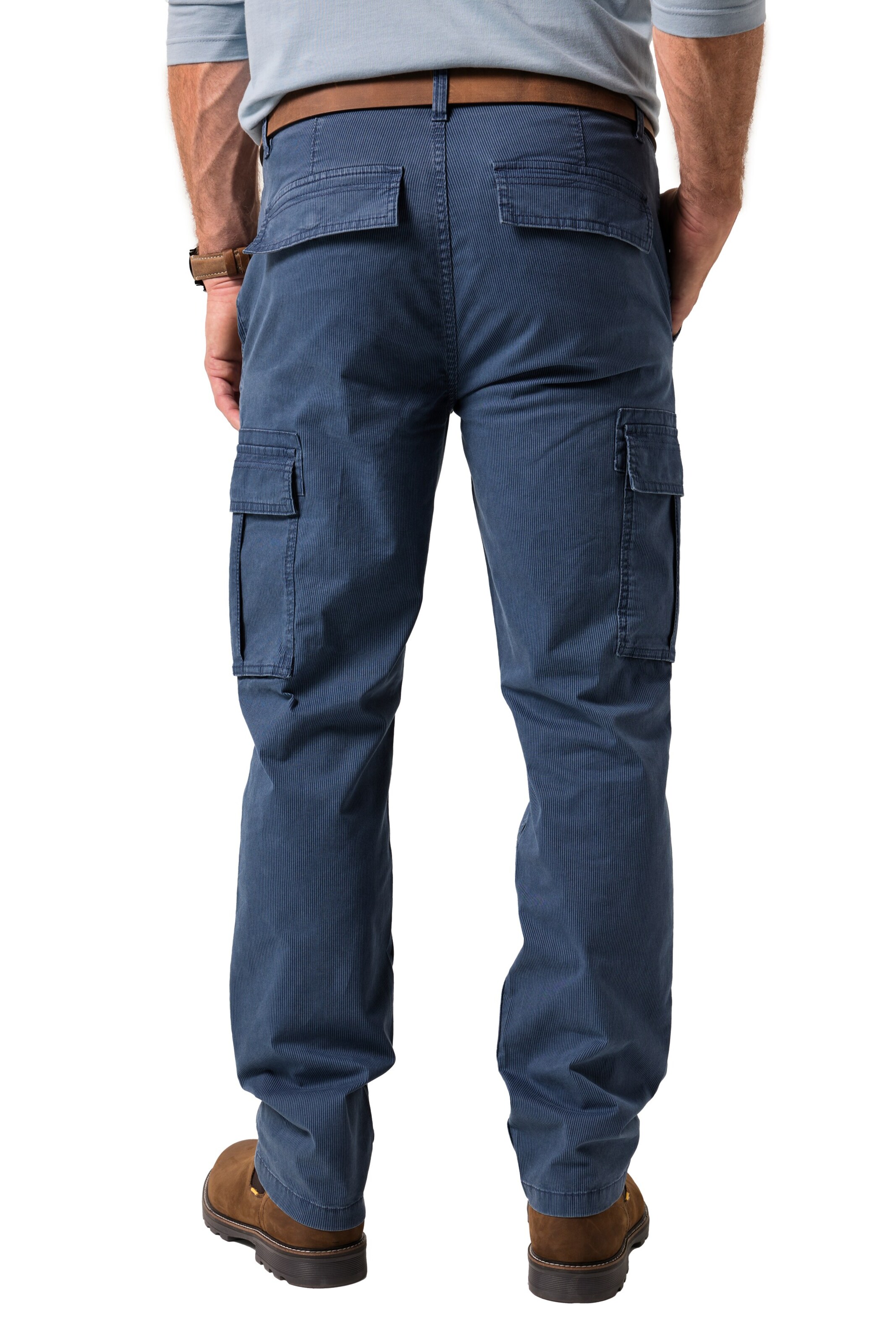 Boston Park Regular Cargobroek in Blauw