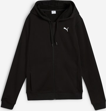 PUMA - Casaco de treino em moletão 'Tad Essential' em preto: frente