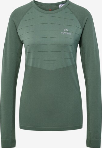 Newline - Camiseta funcional 'Pace' en verde: frente