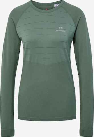 Newline - Camiseta funcional 'Pace' en verde: frente