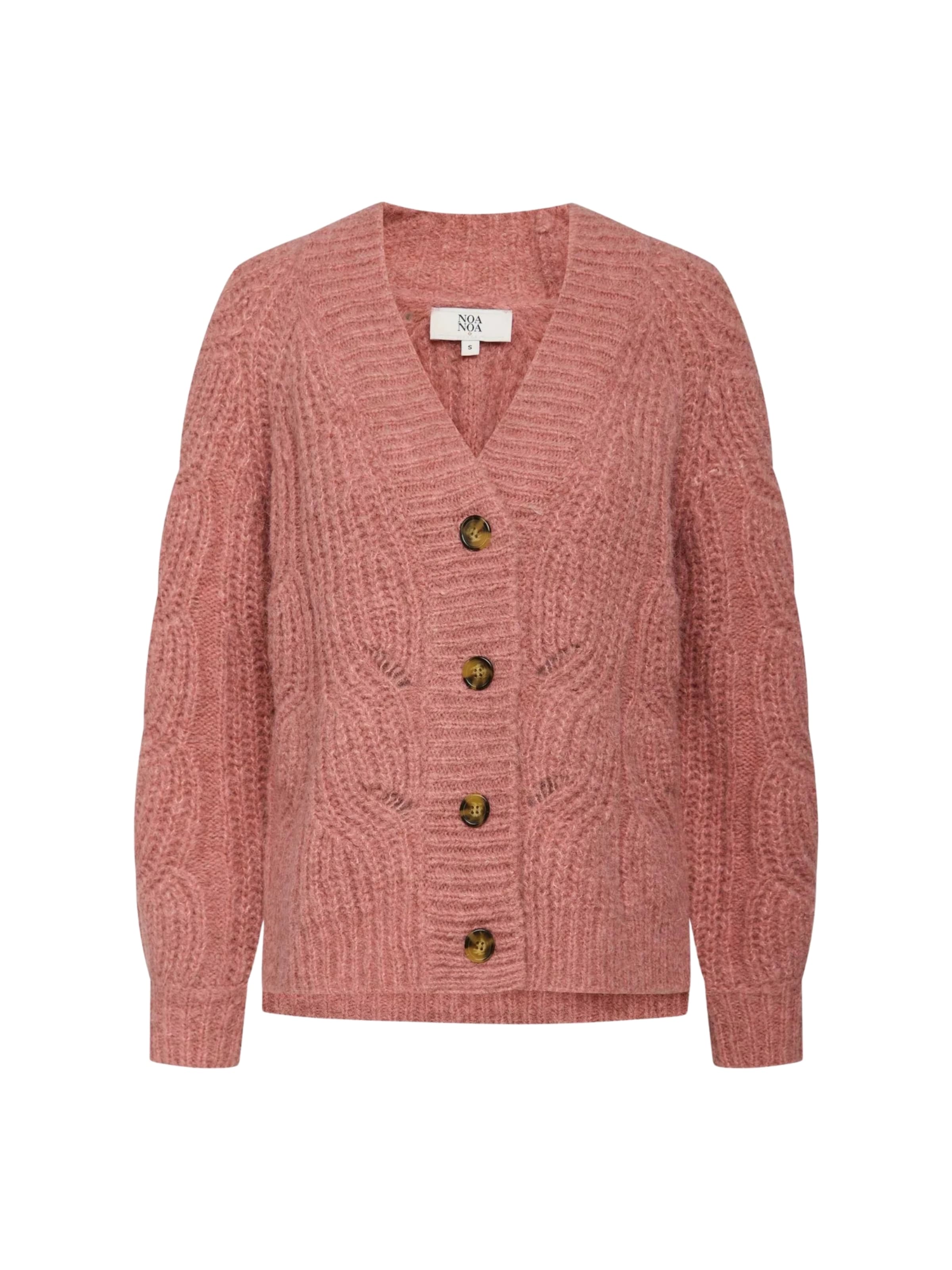 Noa Noa Kardigan ' ToneNN ' – pink: přední strana