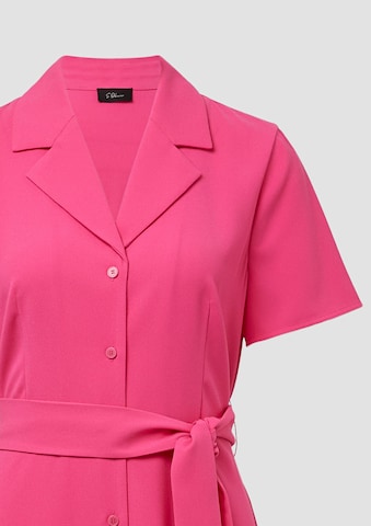 s.Oliver BLACK LABEL Blusenkleid in Pink
