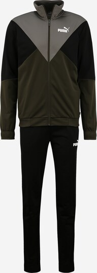 PUMA Survêtement en gris / olive / noir, Vue avec produit
