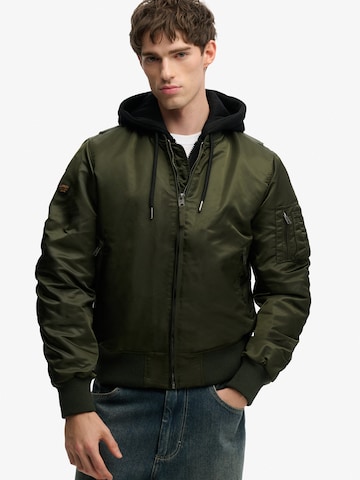 Veste mi-saison 'MA1' Superdry & Co en vert