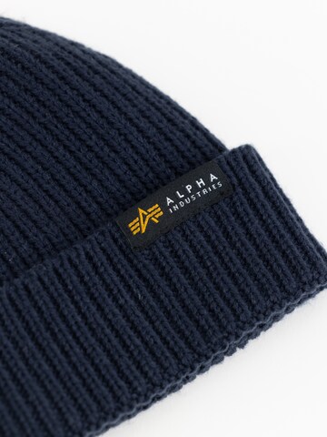 ALPHA INDUSTRIES - Gorra en azul