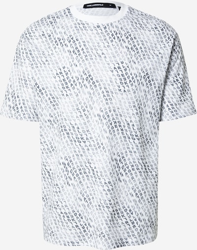 Marškinėliai iš Karl Lagerfeld, spalva – antracito spalva / tamsiai pilka / balta, Prekių apžvalga