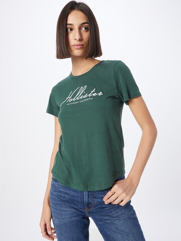 Maglietta di HOLLISTER in verde: frontale