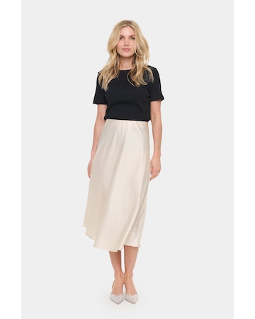 SAINT TROPEZ Nederdel i beige: forside