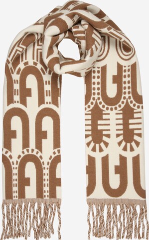 FURLA Scarf 'PIUMA' in Brown: front