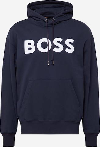 BOSS Black Sweatshirt 'Sullivan 08' in Blauw: voorkant