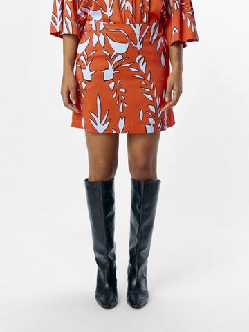 OBJECT Skirt 'OBJCora' in Orange: front
