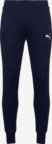 PUMA Tapered Sportbroek 'Teamgoal 23' in Blauw: voorkant