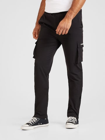 Regular Pantalon cargo 'Naos' ELLESSE en noir : devant