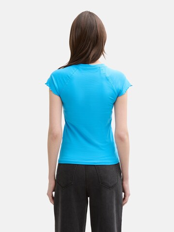 TOM TAILOR DENIM Shirt in Blauw