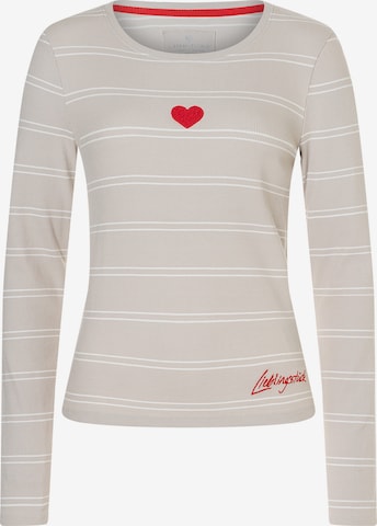 LIEBLINGSSTÜCK Shirt 'SinaL' in Beige: front