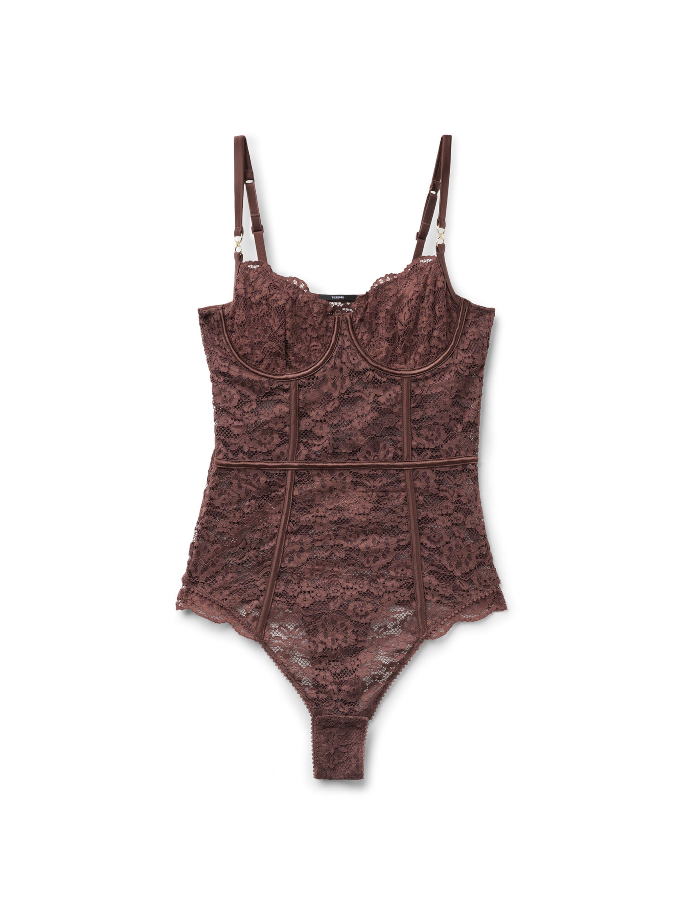 Tezenis Bodysuit 'PERFECT ARMONY' in Brown: front