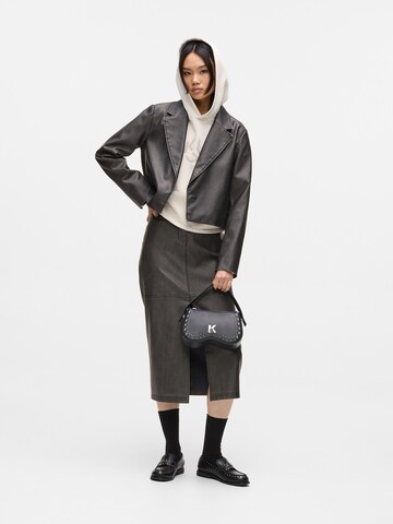 Bluză de molton de la KARL LAGERFELD JEANS pe alb