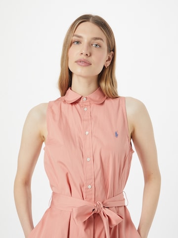 Abito camicia di Polo Ralph Lauren in rosa