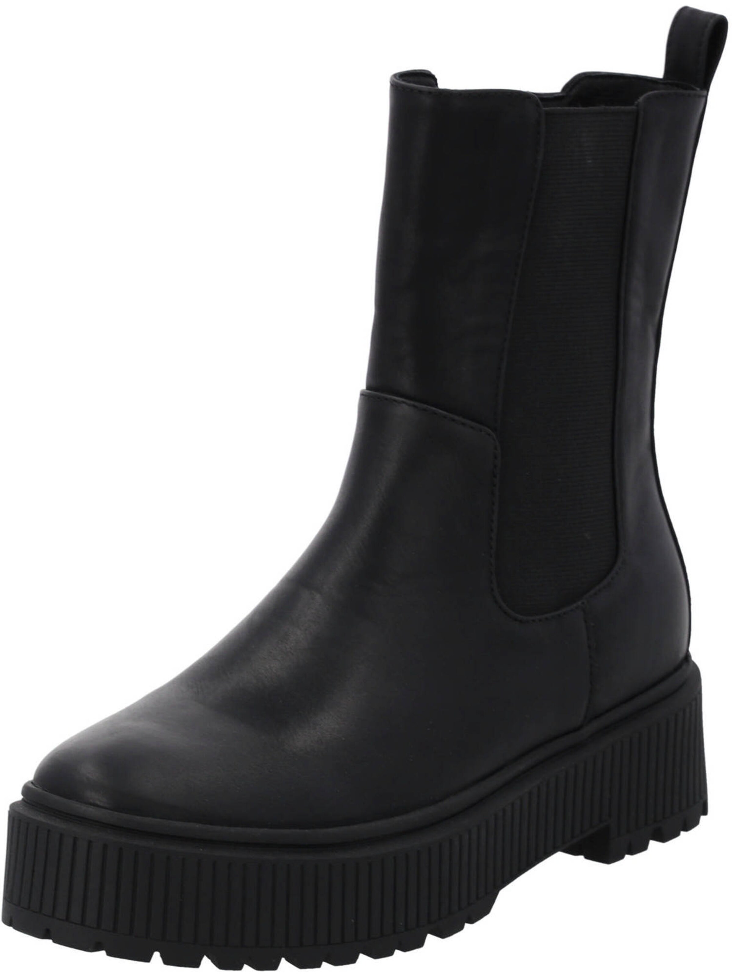 Palado Chelsea boots in Zwart: voorkant