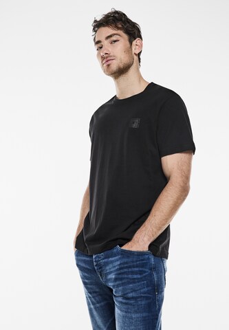 Street One MEN Shirt in Black: front