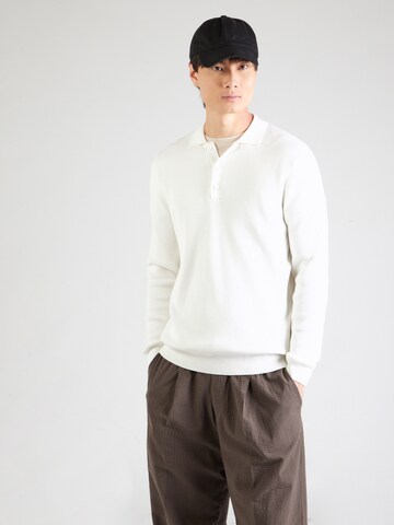 Only & Sons Neulepaita 'ONSPHILL' värissä valkoinen: etupuoli