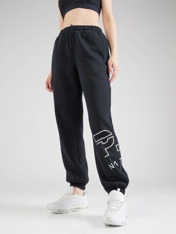 Effilé Pantalon de sport P.E Nation en noir : devant