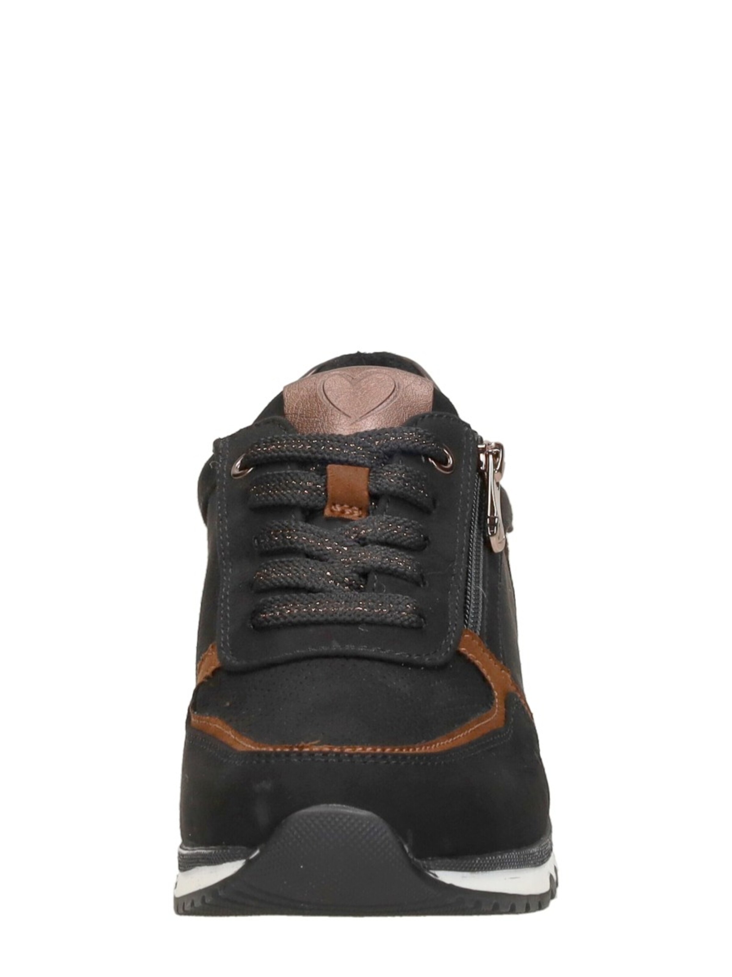 MARCO TOZZI Sneakers laag 'Sneakers Laag' in Zwart