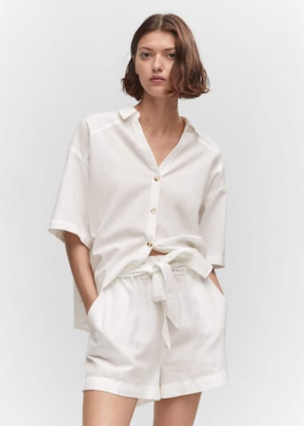 MANGO Blouse 'Lina' in White: front