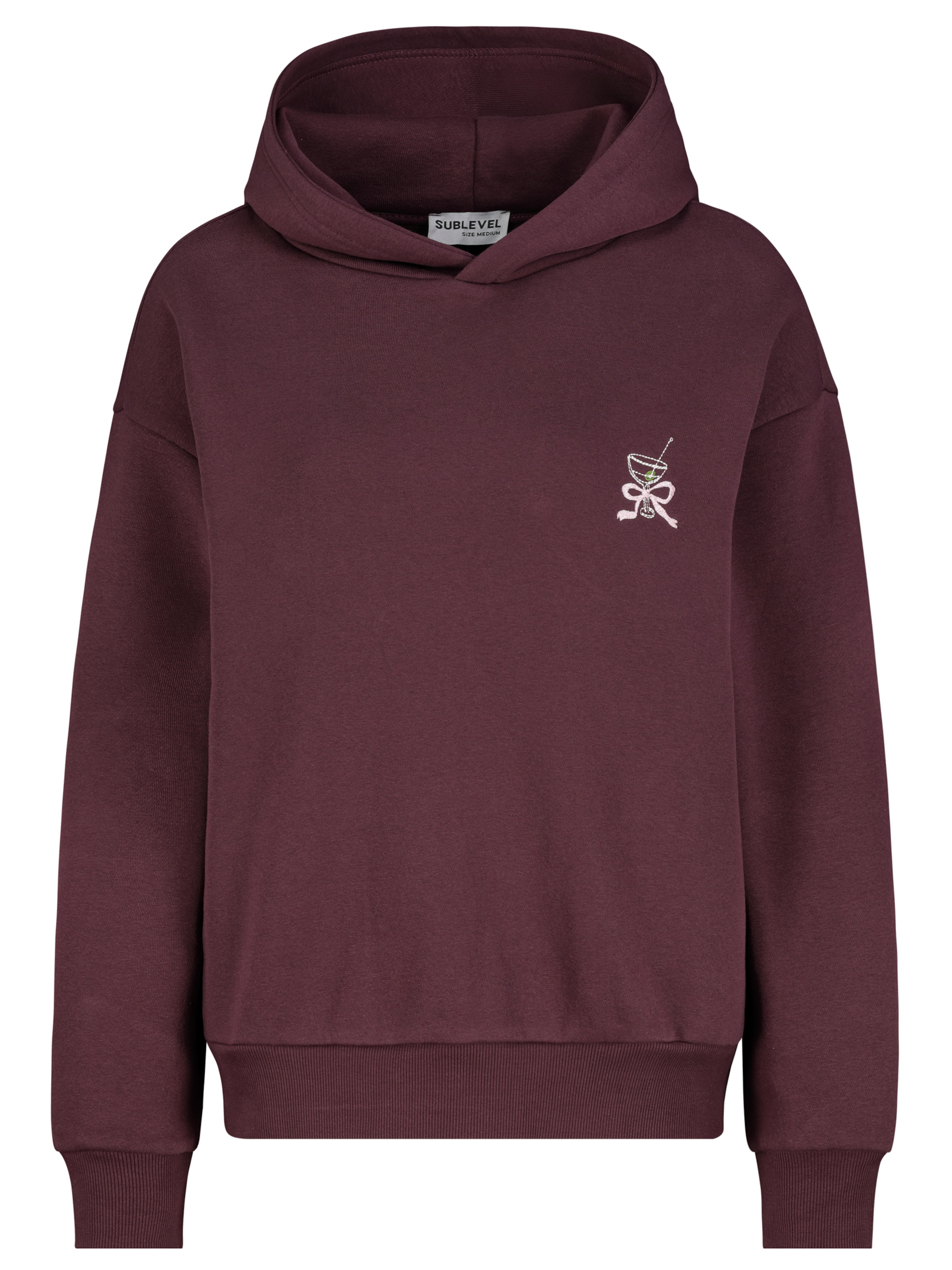 Sublevel Sweatshirt in Rot: Vorderseite