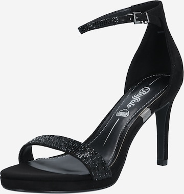 BUFFALO Strap Sandals 'MONROE' in Black: front