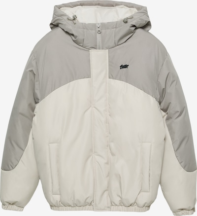 Pull&Bear Välikausitakki värissä ecru / harmaa, Tuotenäkymä