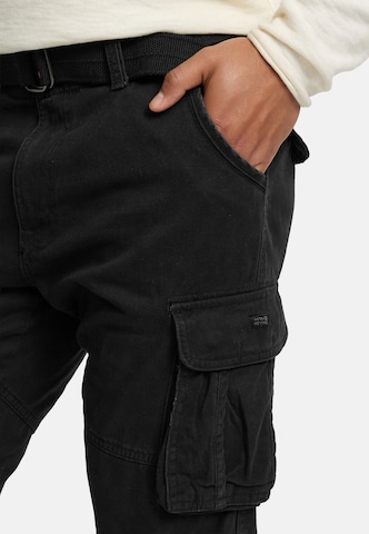 Regular Jeans cargo 'INPascan' INDICODE JEANS en noir