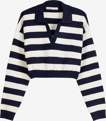 Pull-over Bershka en bleu : devant