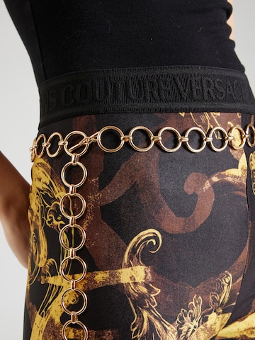 Versace Jeans Couture Skinny Legginsy w kolorze czarny