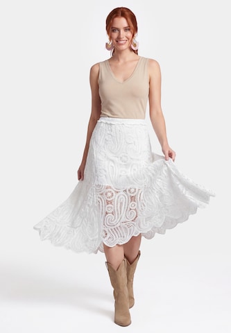 Jupe usha FESTIVAL en blanc
