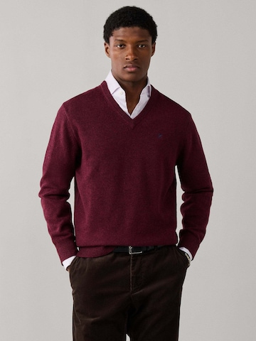 Pullover di Hackett London in rosso: frontale