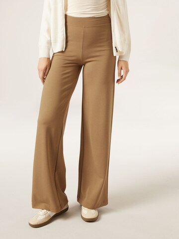 CALZEDONIA Flared Pants in Brown