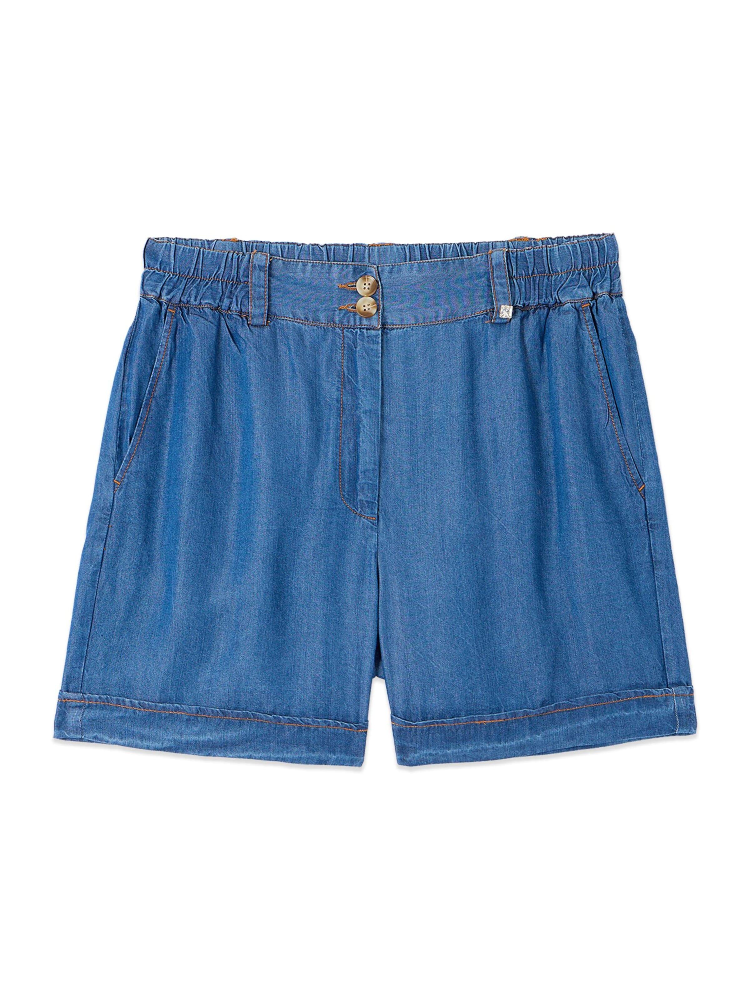 Wide leg Pantaloni di oltre in blu: frontale