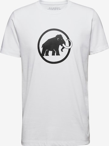 MAMMUT Sportshirt 'Classic' in Weiß: Vorderseite