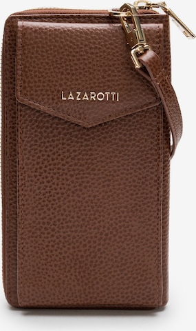 Lazarotti Smartphonehoesje in Bruin: voorkant