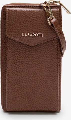 Protection pour Smartphone Lazarotti en marron : devant